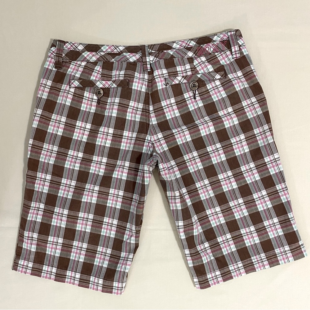 3/$20 Roxy plaid shorts - Picture 4 of 9